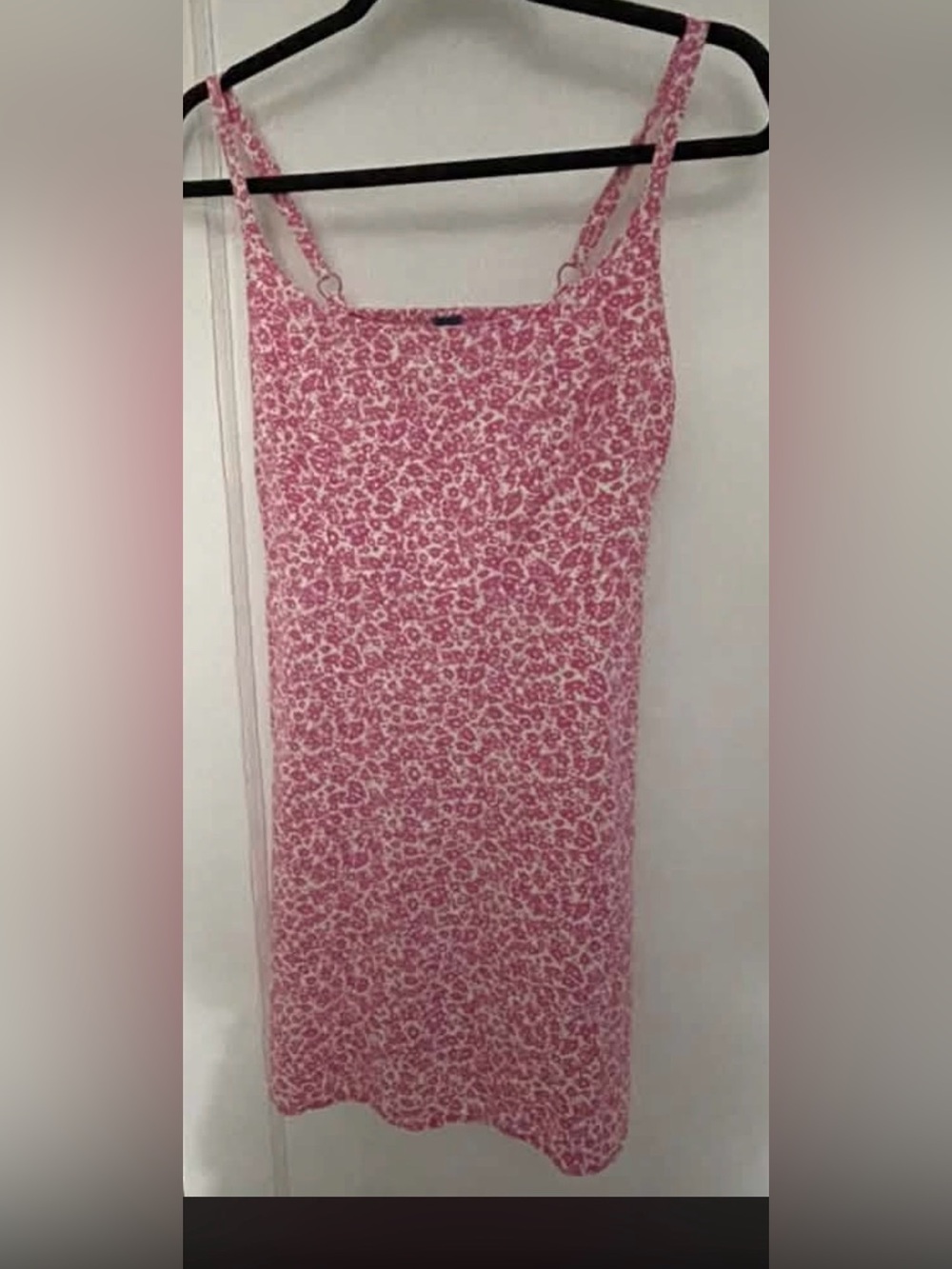 Pink Floral Print Women's Skirt